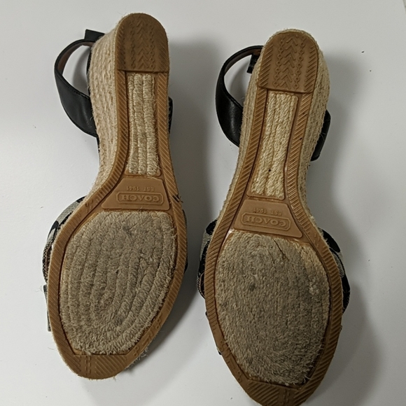 Coach Espadrille Wedge Sandals - Picture 3 of 4